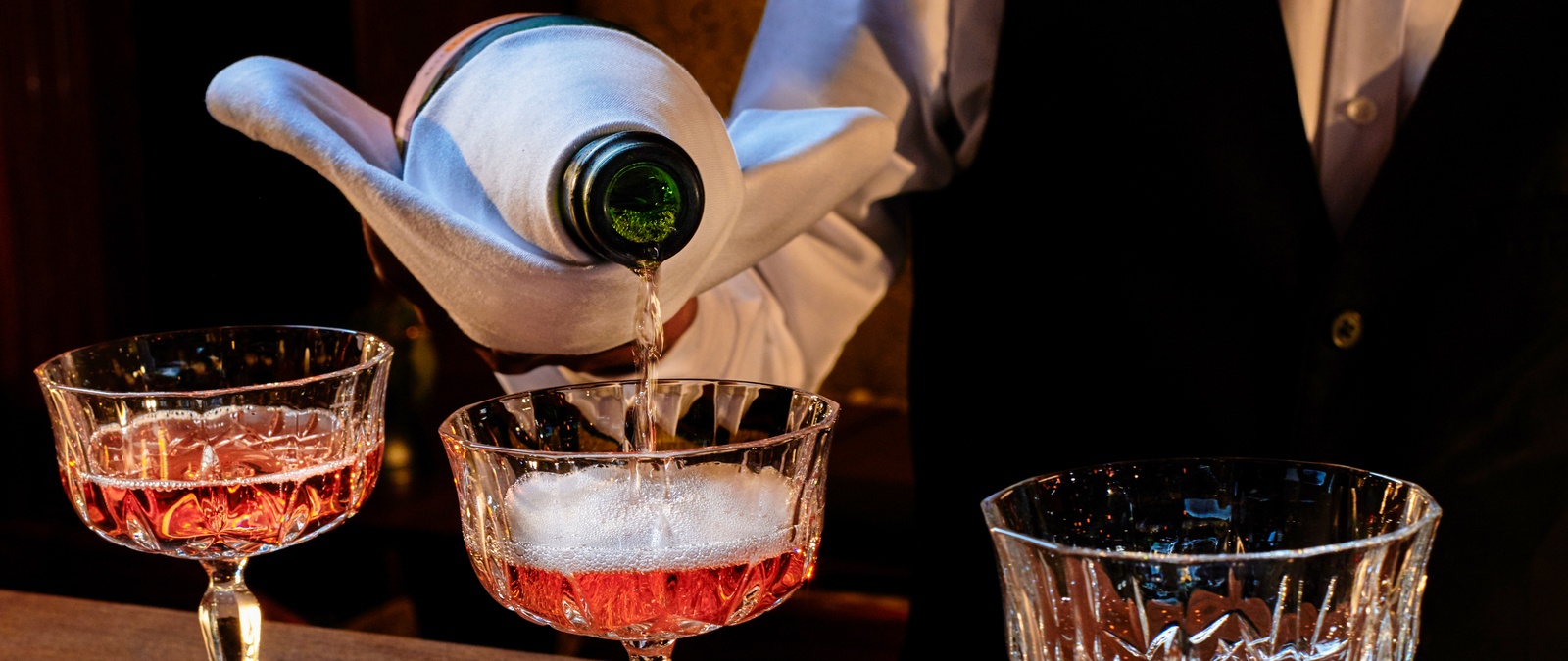 Champagne at Maria's Bar in boutique Hotel Estheréa Amsterdam